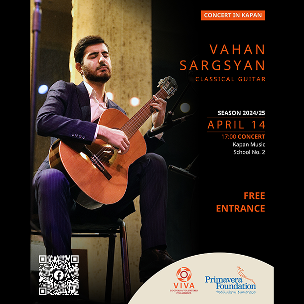 Vahan Sargsyan, Classical Guitar: Concert in Kapan